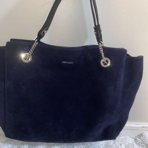 Jimmy Choo Navy Tote Bag